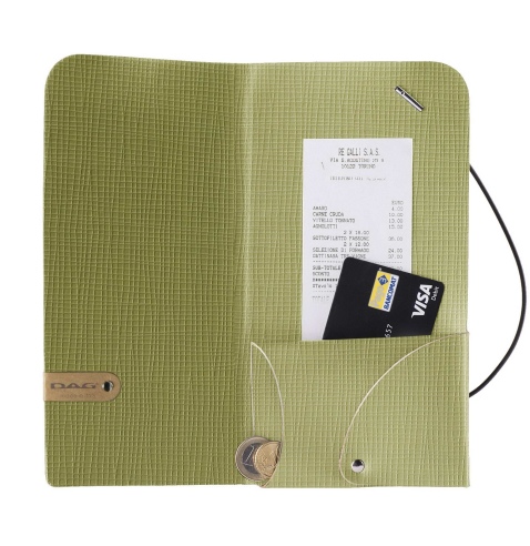 WALLET porta resto/conto etichetta PATCH "personalizzata" (minimo 18 pezzi) CHEF SALVIA spessore 1,2