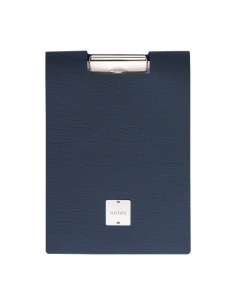 CITY porta blocco A4 etichetta METAL STANDARD "notes" molla ferma fogli CHEF BLU 2