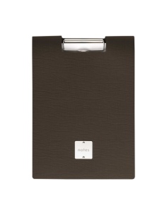 CITY porta blocco A4 etichetta METAL STANDARD "notes" molla ferma fogli CHEF MARRONE 2