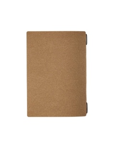 Porta Menu A5 (16,5x23,1 cm) etichetta PATCH "menu" 2 buste (4 facciate) elastico nero ECOMENU NATURALE sp. 0.6 2
