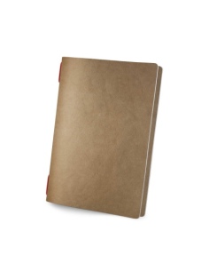 Porta Menu CUSTOM A5 (16,5x23,1 cm) non stampato - solo elastico rosso - ECO NATURALE sp. 0.6
