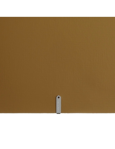 Porta Menu A4 (23,2x31,8 cm) etichetta METAL "menu" 2 buste (4 facciate) elastico nero CHEF OCRA