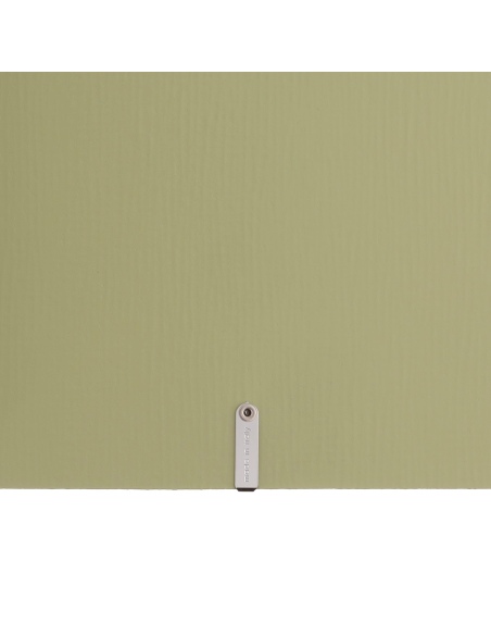 Porta Menu A5 (16,5x23,1 cm) etichetta METAL "menu" 2 buste (4 facciate) elastico nero CHEF SALVIA
