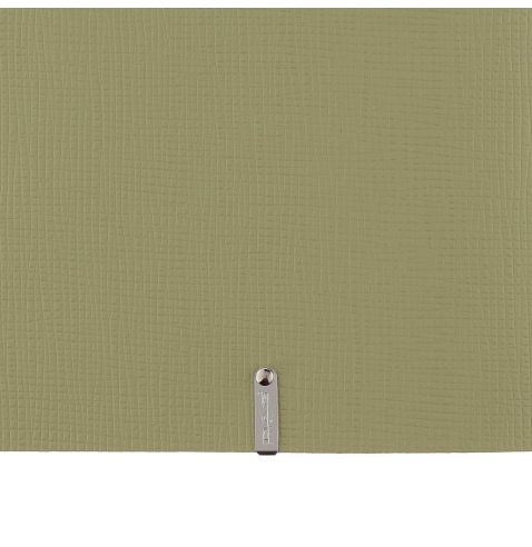 Porta Menu A5 (16,5x23,1 cm) etichetta METAL "menu" 2 buste (4 facciate) elastico nero CHEF SALVIA
