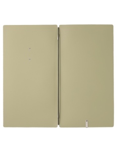 Porta Menu A4 SLIM (17,4x31,8 cm) etichetta METAL "personalizzata" (minimo 18 pezzi) solo elastico nero CHEF SALVIA 2