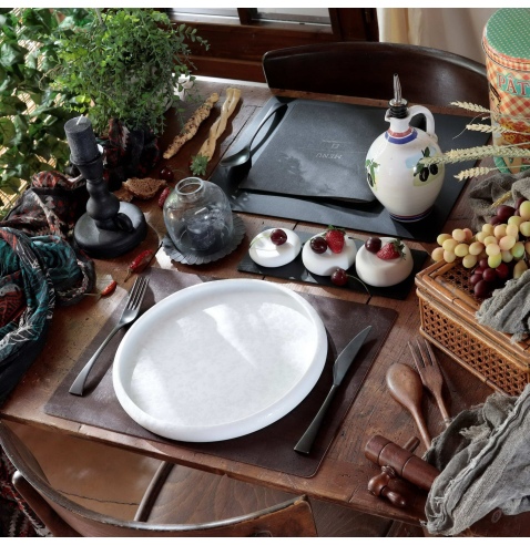 TOVAGLIETTE TAPPETINI D'ARREDO 30x40 cm pezzo singolo SUGHERO MARRONE sp. 2.5