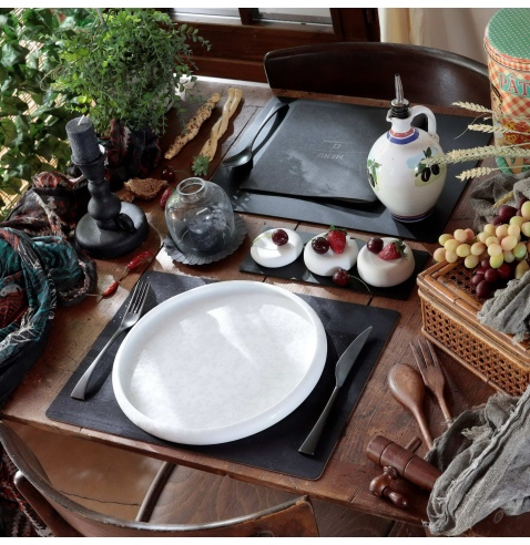 TOVAGLIETTE TAPPETINI D'ARREDO 30x40 cm pezzo singolo SUGHERO NERO sp. 2.5