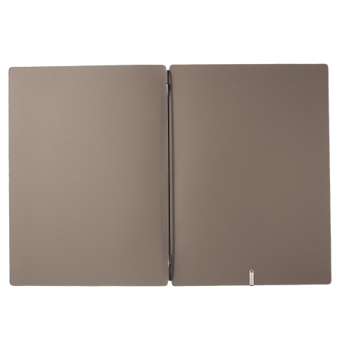 Porta Menu A4 (23,2x31,8 cm) senza etichetta solo elastico nero CHEF TORTORA
