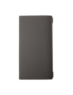 Porta Menu A4 SLIM (17,4x31,8 cm) etichetta PATCH "personalizzata" (minimo 18 pezzi) solo elastico nero CHEF TORTORA 2