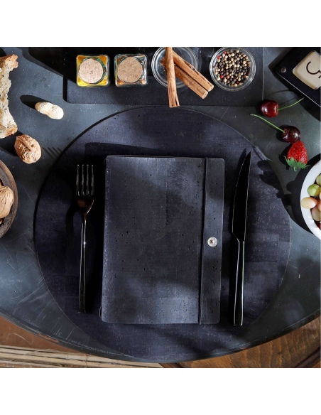 SOTTO PIATTI 32 cm pezzo singolo SUGHERO NERO sp. 2.5