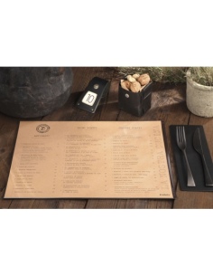 RISTO TOVAGLIETTA MENU A3 - 2 tasche CACAO 2