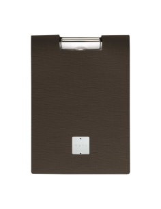 CITY MENU porta menu A4 etichetta METAL STANDARD "menu" molla ferma fogli CHEF MARRONE 2