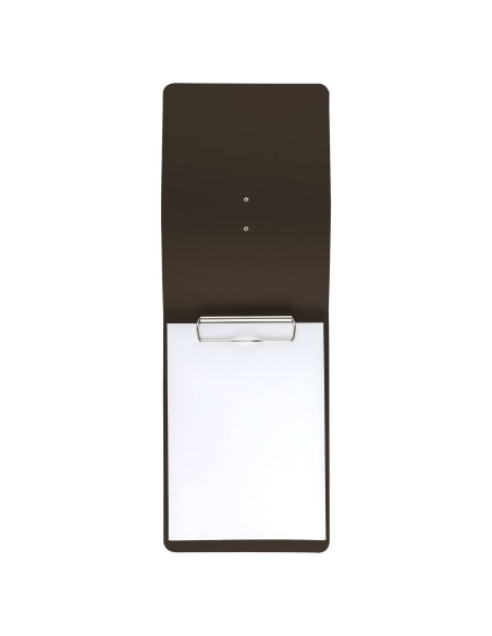 CITY MENU porta menu A5 etichetta METAL STANDARD "menu" molla ferma fogli CHEF MARRONE