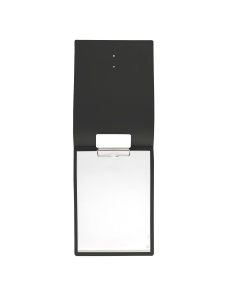 CITY MENU porta menu A4 etichetta METAL STANDARD "menu" molla ferma fogli CHEF NERO