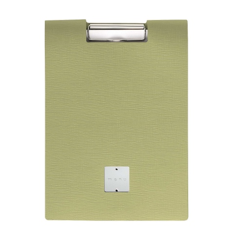 CITY MENU porta menu A4 etichetta METAL STANDARD "menu" molla ferma fogli CHEF SALVIA