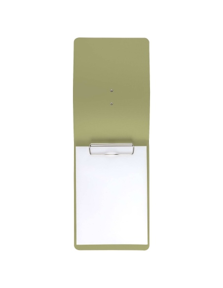 CITY MENU porta menu A5 etichetta METAL STANDARD "menu" molla ferma fogli CHEF SALVIA