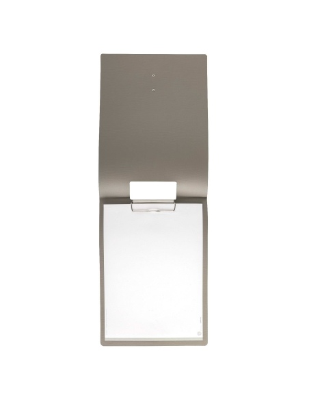 CITY MENU porta menu A4 etichetta METAL STANDARD "menu" molla ferma fogli CHEF TORTORA