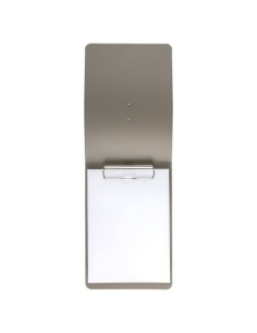 CITY MENU porta menu A5 etichetta METAL STANDARD "menu" molla ferma fogli CHEF TORTORA 2