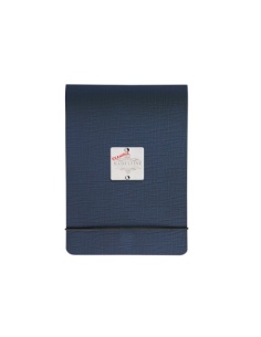 CITY MENU porta menu A5 etichetta METAL "personalizzata" (minimo 18 pezzi) molla ferma fogli CHEF BLU