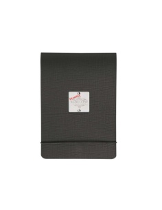 CITY MENU porta menu A5 etichetta METAL "personalizzata" (minimo 18 pezzi) molla ferma fogli CHEF NERO