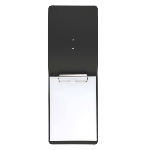 CITY MENU porta menu A5 etichetta METAL "personalizzata" (minimo 18 pezzi) molla ferma fogli CHEF NERO