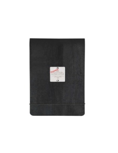 CITY MENU porta menu A5 etichetta METAL "personalizzata" (minimo 18 pezzi) molla ferma fogli SUGHERO NERO sp. 2.5