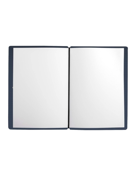 MINIMENU L-A5 porta menu CHEF BLU etichetta METAL STANDARD "menu"