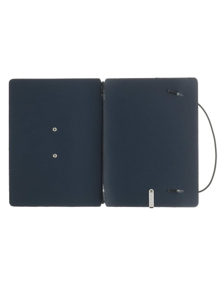 MINIMENU S-A6 porta menu CHEF BLU etichetta METAL STANDARD "menu"