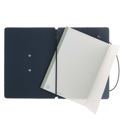 MINIMENU S-A6 porta menu CHEF BLU etichetta METAL STANDARD "menu"