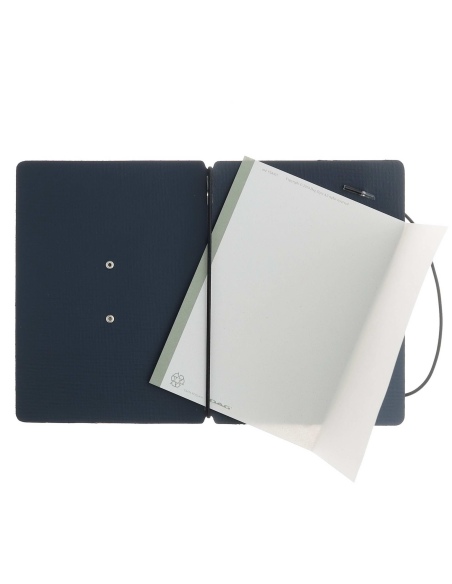MINIMENU S-A6 porta menu CHEF BLU etichetta METAL STANDARD "menu"