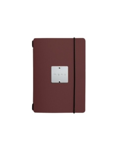 MINIMENU S-A6 porta menu CHEF BORDEAUX etichetta METAL STANDARD "menu"