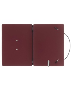 MINIMENU S-A6 porta menu CHEF BORDEAUX etichetta METAL STANDARD "menu" 2