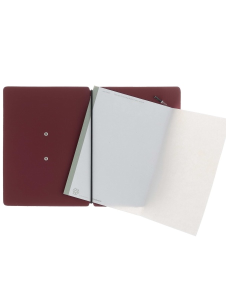 MINIMENU S-A6 porta menu CHEF BORDEAUX etichetta METAL STANDARD "menu"