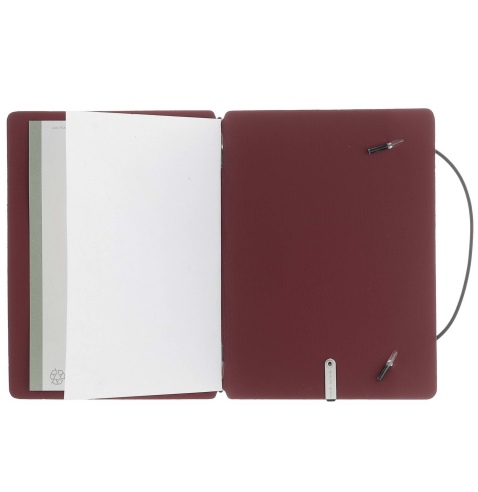 MINIMENU S-A6 porta menu CHEF BORDEAUX etichetta METAL STANDARD "menu"