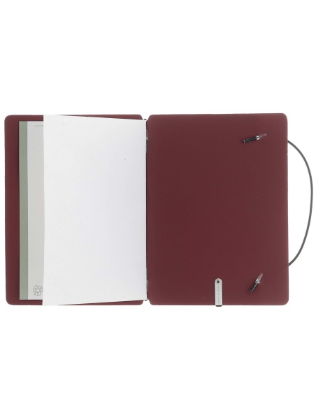 MINIMENU S-A6 porta menu CHEF BORDEAUX etichetta METAL STANDARD "menu"