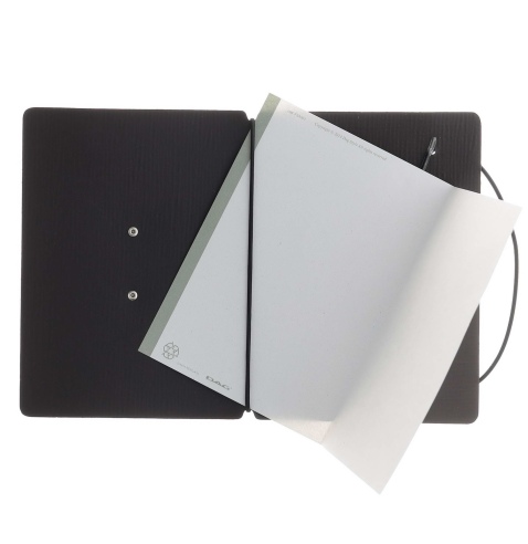 MINIMENU S-A6 porta menu CHEF MARRONE etichetta METAL STANDARD "menu"