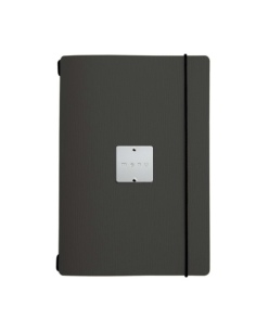 MINIMENU L-A5 porta menu CHEF NERO etichetta METAL STANDARD "menu"