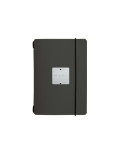 MINIMENU S-A6 porta menu CHEF NERO etichetta METAL STANDARD "menu"