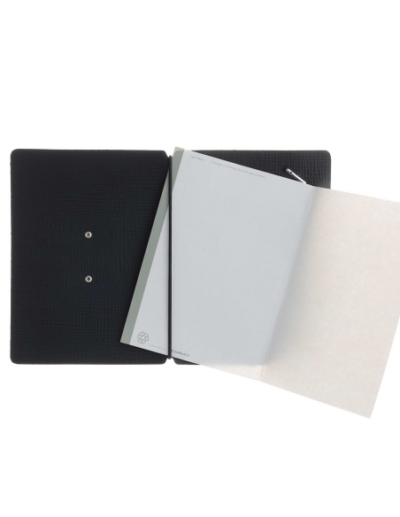 MINIMENU S-A6 porta menu CHEF NERO etichetta METAL STANDARD "menu"