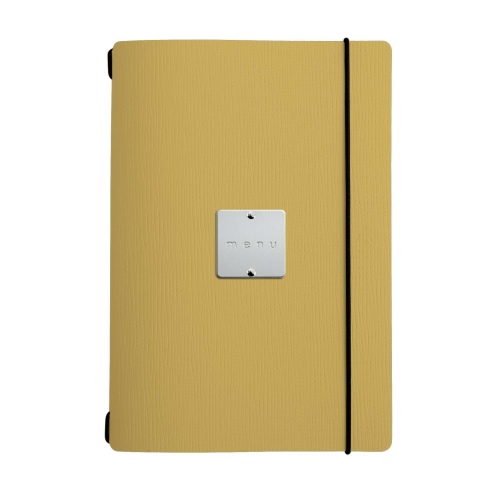 MINIMENU L-A5 porta menu CHEF OCRA etichetta METAL STANDARD "menu"
