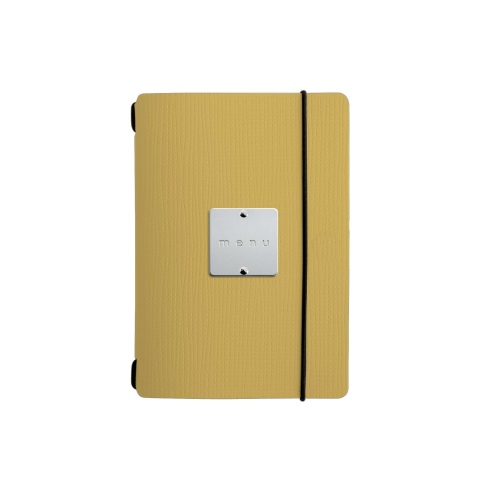 MINIMENU S-A6 porta menu CHEF OCRA etichetta METAL STANDARD "menu"