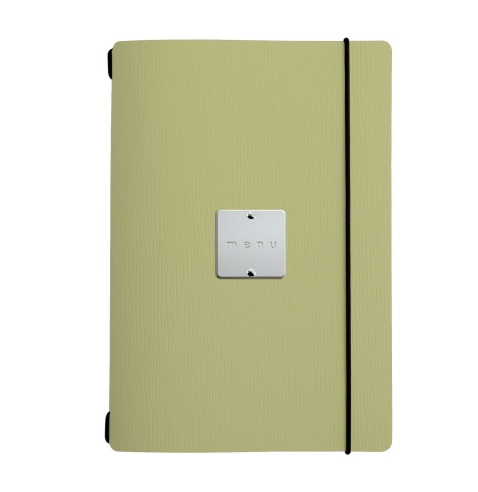 MINIMENU L-A5 porta menu CHEF SALVIA etichetta METAL STANDARD "menu"
