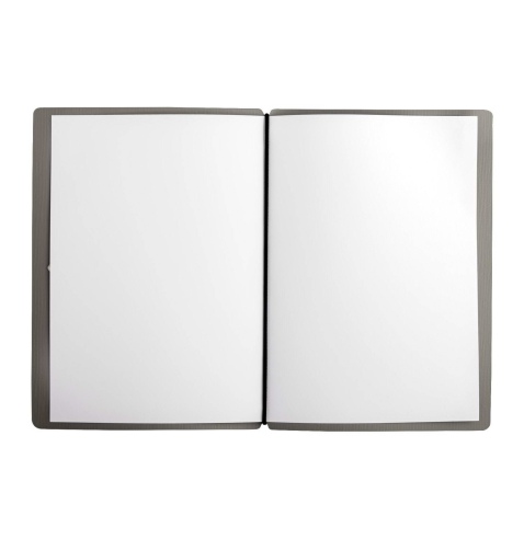 MINIMENU L-A5 porta menu CHEF TORTORA etichetta METAL STANDARD "menu"