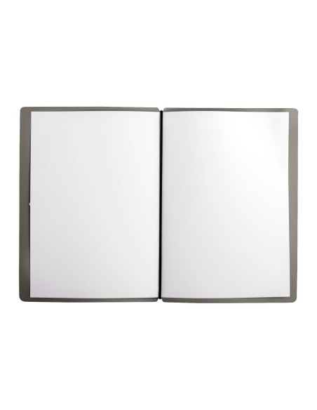 MINIMENU L-A5 porta menu CHEF TORTORA etichetta METAL STANDARD "menu"