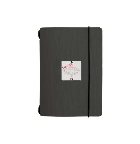 MINIMENU S-A6 porta menu CHEF NERO etichetta METAL "personalizzata" (minimo 18 pezzi)