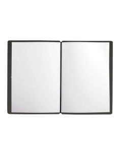 MINIMENU S-A6 porta menu CHEF NERO etichetta METAL "personalizzata" (minimo 18 pezzi) 2