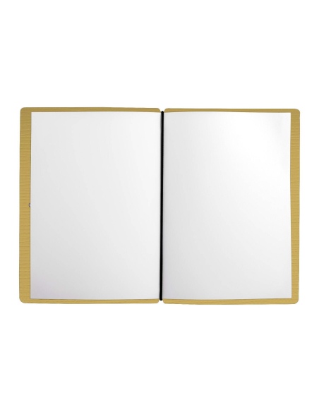 MINIMENU S-A6 porta menu CHEF OCRA etichetta METAL "personalizzata" (minimo 18 pezzi)