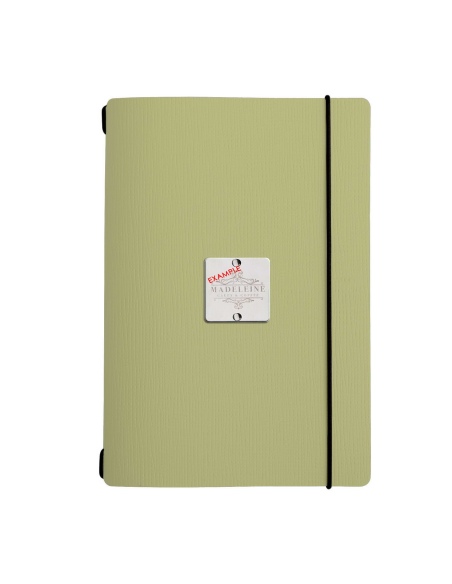 MINIMENU L-A5 porta menu CHEF SALVIA etichetta METAL "personalizzata" (minimo 18 pezzi)