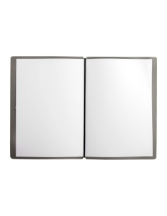 MINIMENU L-A5 porta menu CHEF TORTORA etichetta METAL "personalizzata" (minimo 18 pezzi) 2