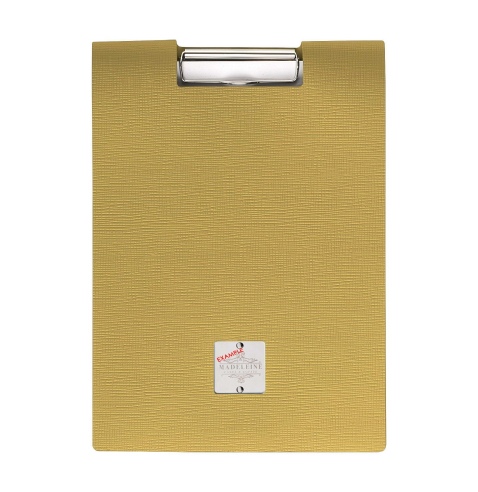 CITY MENU porta menu A4 etichetta METAL "personalizzata" (minimo 18 pezzi) molla ferma fogli CHEF OCRA